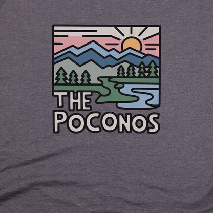 Poconos Mountains T-Shirt Adventure and Outdoors Themed T-Shirt