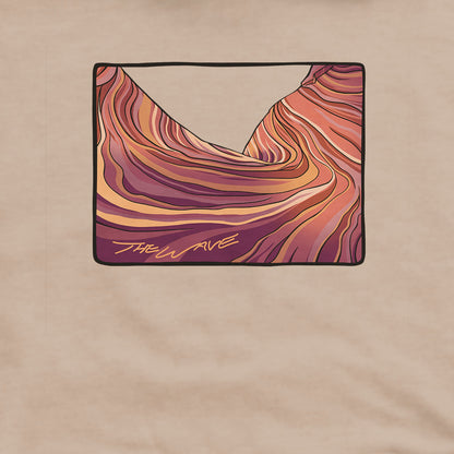 The Wave Hoodie Adventure and Outdoors Themed Hoodie