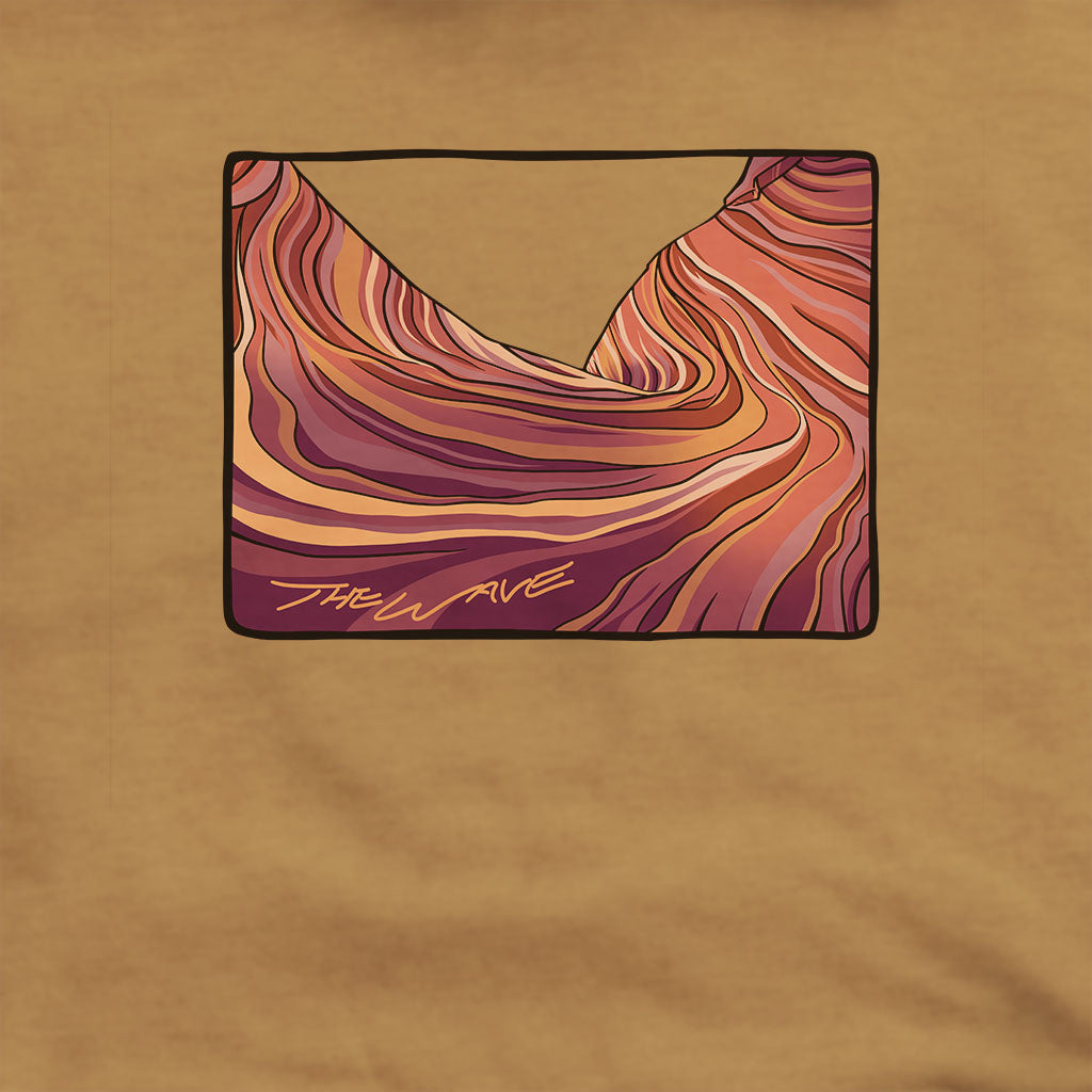 The Wave Hoodie Adventure and Outdoors Themed Hoodie