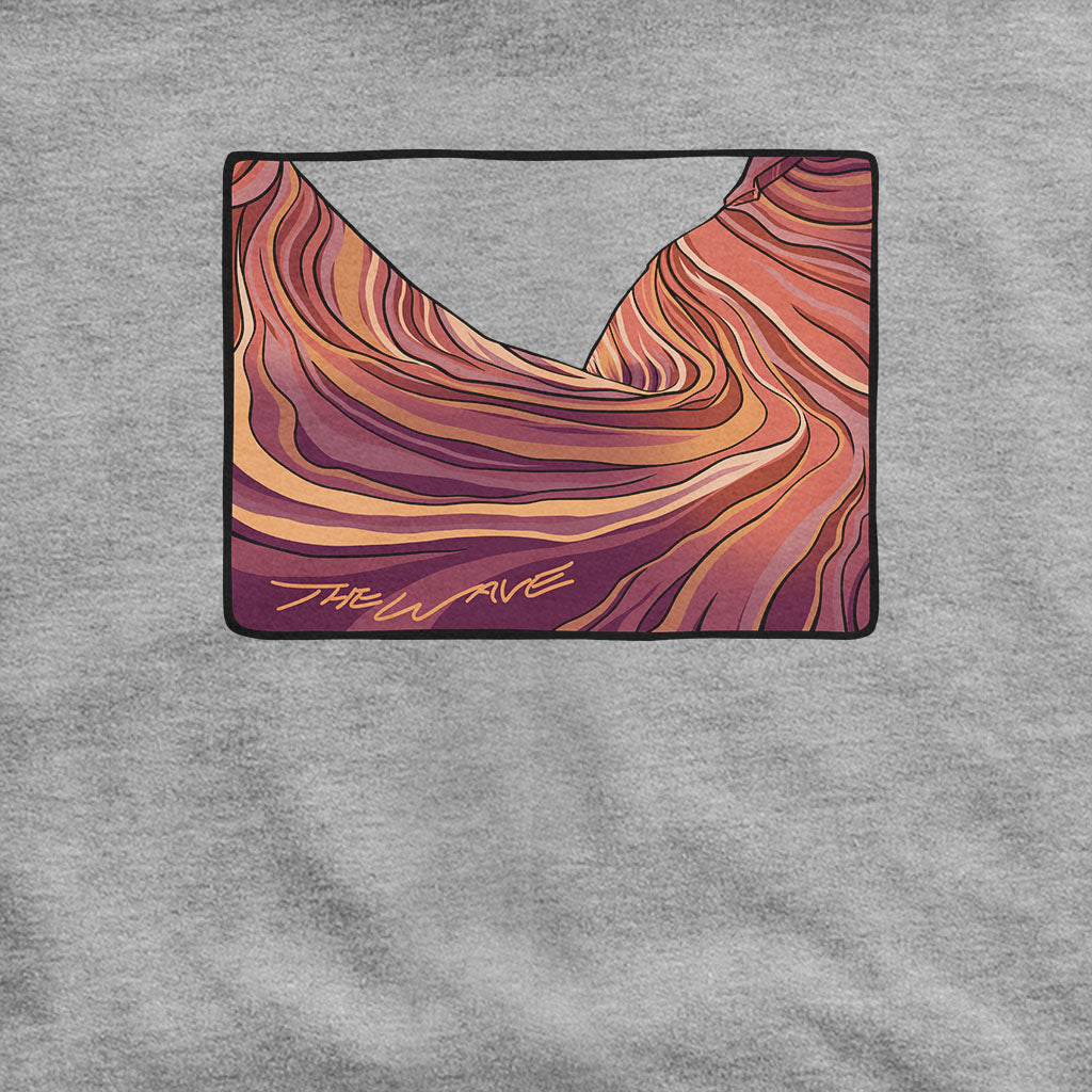 The Wave Hoodie Adventure and Outdoors Themed Hoodie