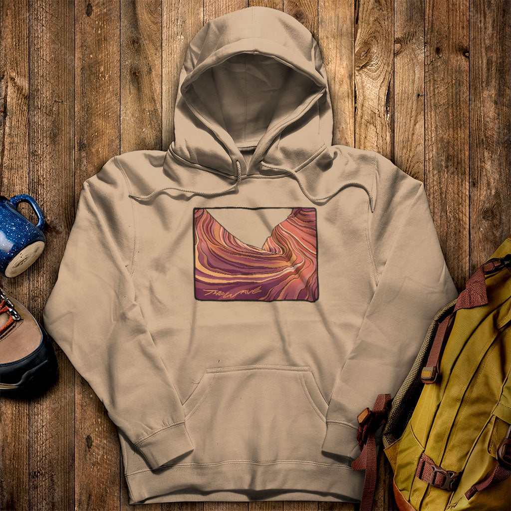 The Wave Hoodie Sand Adventure and Outdoors Themed Hoodie