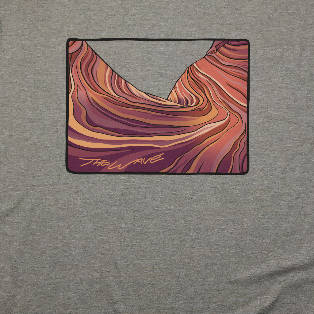 The Wave T-Shirt Adventure and Outdoors Themed T-Shirt