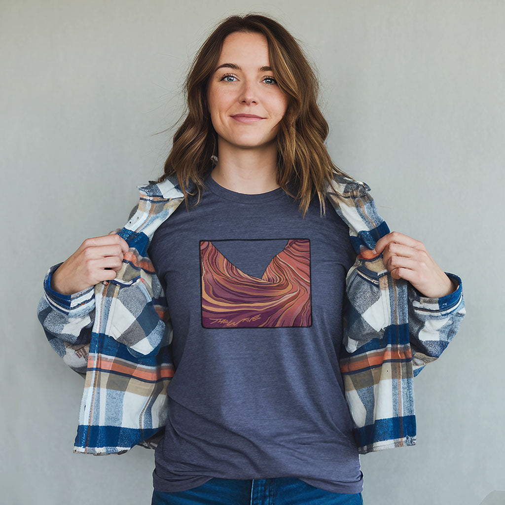 The Wave T-Shirt Adventure and Outdoors Themed T-Shirt