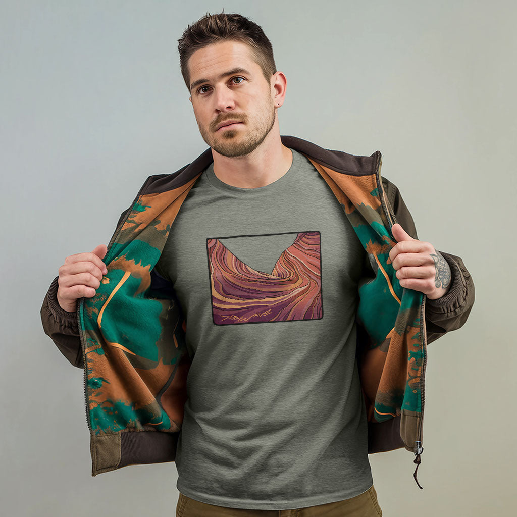 The Wave T-Shirt Adventure and Outdoors Themed T-Shirt