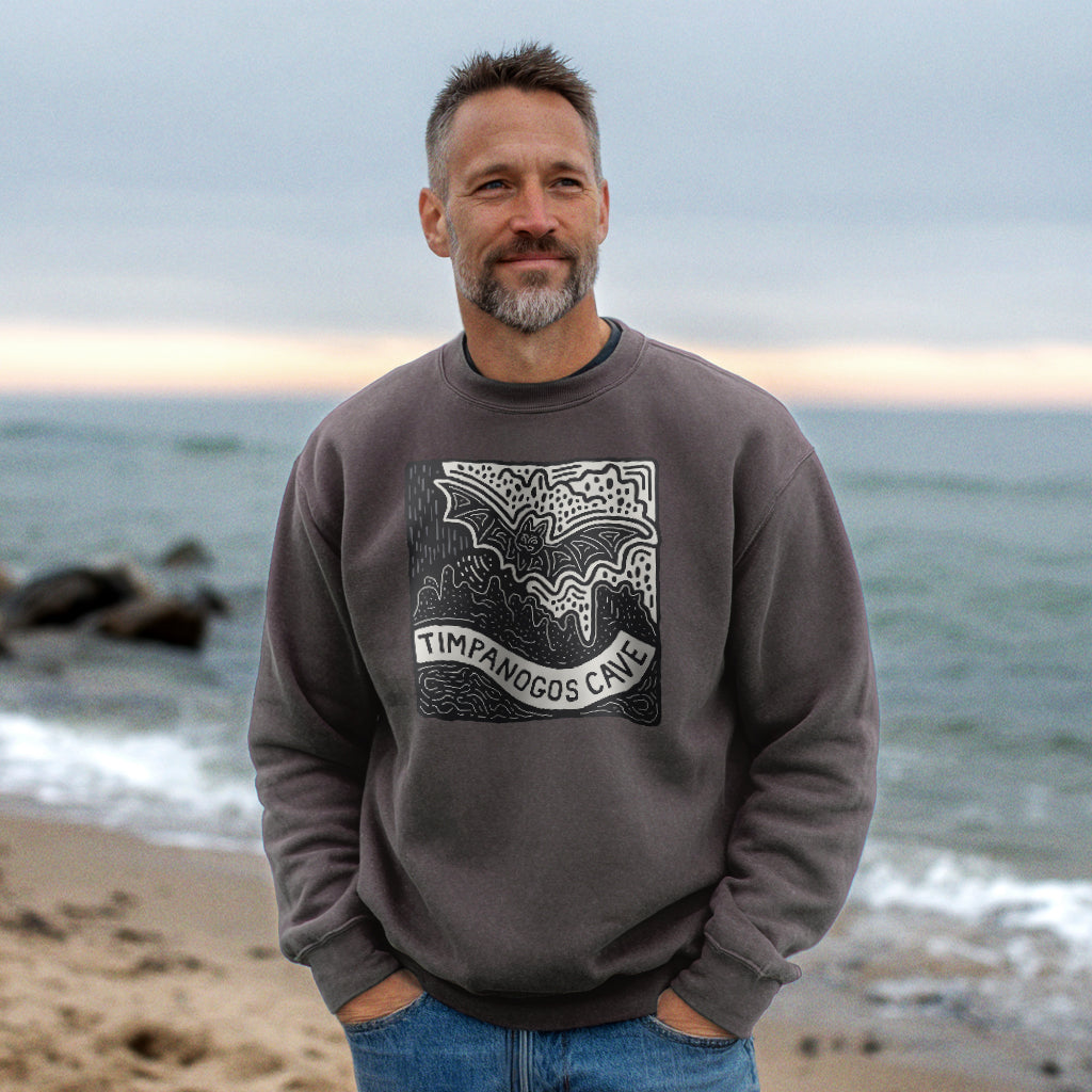 Timpanogos Cave Crewneck Sweatshirt Adventure and Outdoors Themed Sweatshirt