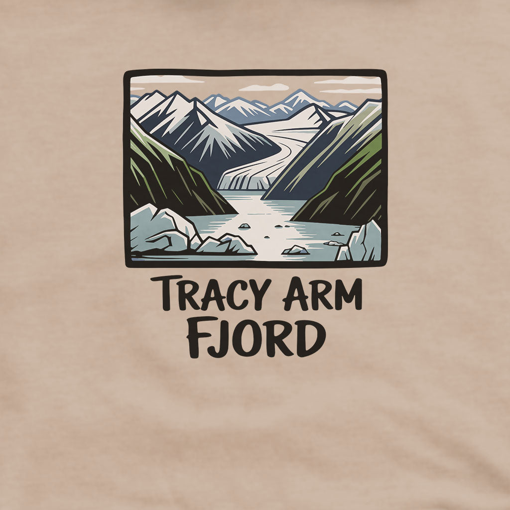 Tracy Arm Fjord Hoodie Adventure and Outdoors Themed Hoodie