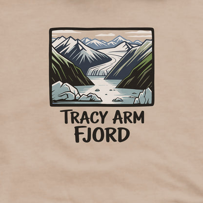 Tracy Arm Fjord Hoodie Adventure and Outdoors Themed Hoodie