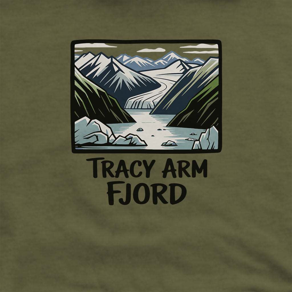 Tracy Arm Fjord Hoodie Adventure and Outdoors Themed Hoodie