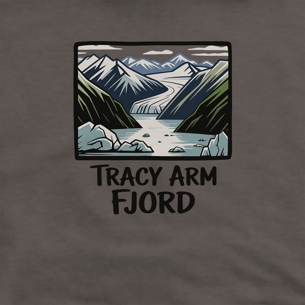 Tracy Arm Fjord Hoodie Adventure and Outdoors Themed Hoodie