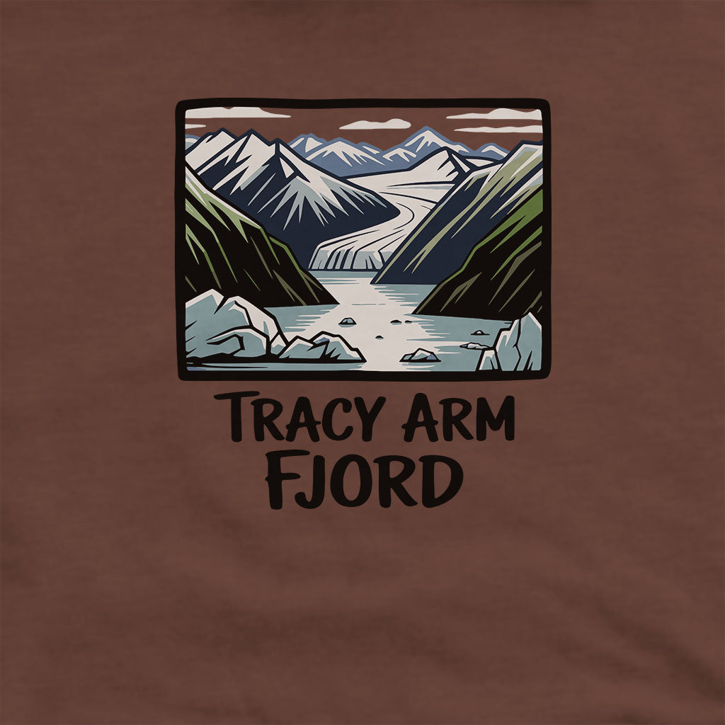Tracy Arm Fjord Hoodie Adventure and Outdoors Themed Hoodie