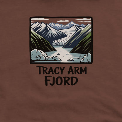 Tracy Arm Fjord Hoodie Adventure and Outdoors Themed Hoodie