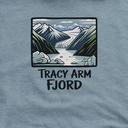 Tracy Arm Fjord Hoodie Adventure and Outdoors Themed Hoodie