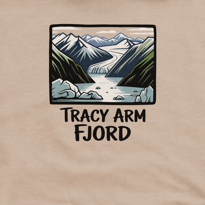 Tracy Arm Fjord Crewneck Sweatshirt Adventure and Outdoors Themed Sweatshirt