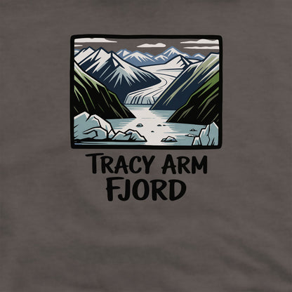 Tracy Arm Fjord Crewneck Sweatshirt Adventure and Outdoors Themed Sweatshirt