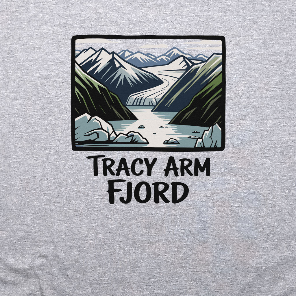 Tracy Arm Fjord Crewneck Sweatshirt Adventure and Outdoors Themed Sweatshirt