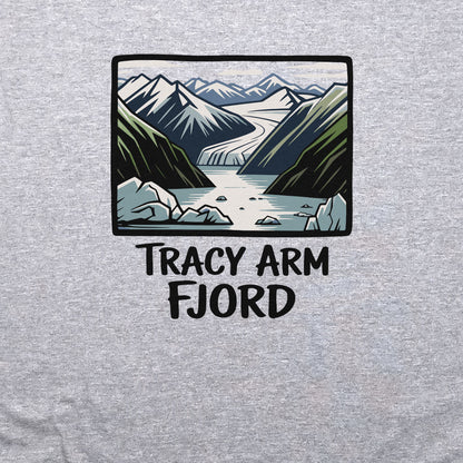 Tracy Arm Fjord Crewneck Sweatshirt Adventure and Outdoors Themed Sweatshirt