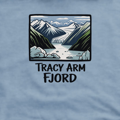 Tracy Arm Fjord Crewneck Sweatshirt Adventure and Outdoors Themed Sweatshirt
