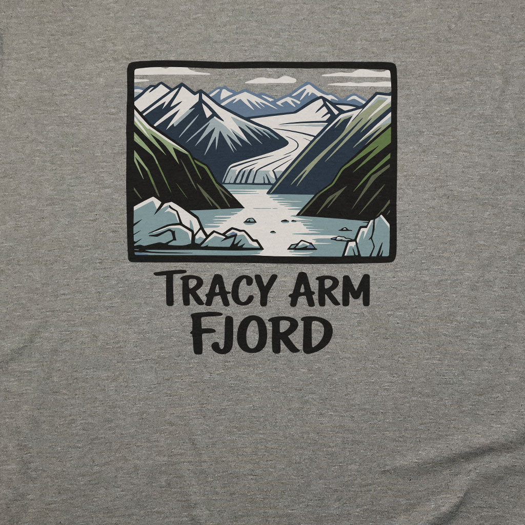 Tracy Arm Fjord T-Shirt Adventure and Outdoors Themed T-Shirt