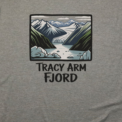 Tracy Arm Fjord T-Shirt Adventure and Outdoors Themed T-Shirt