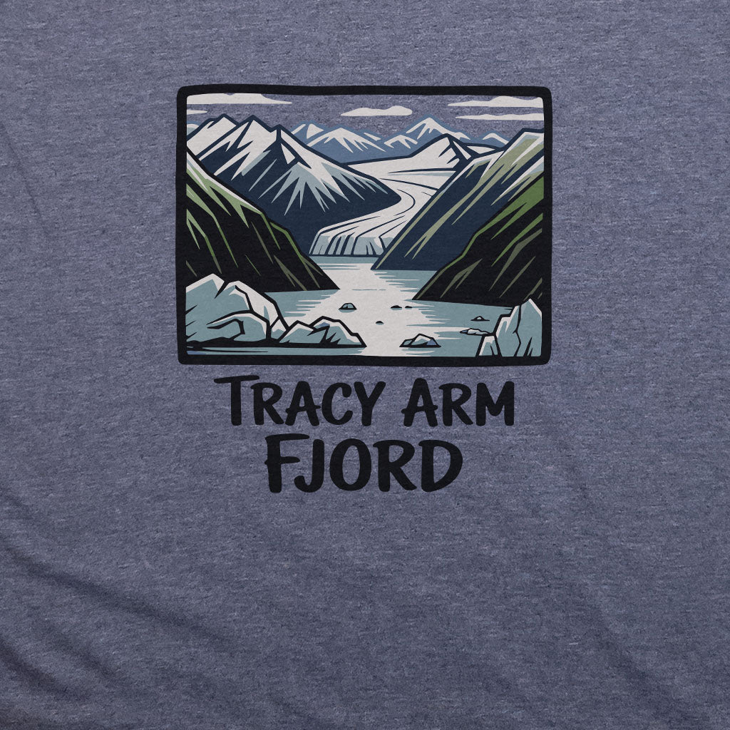 Tracy Arm Fjord T-Shirt Adventure and Outdoors Themed T-Shirt
