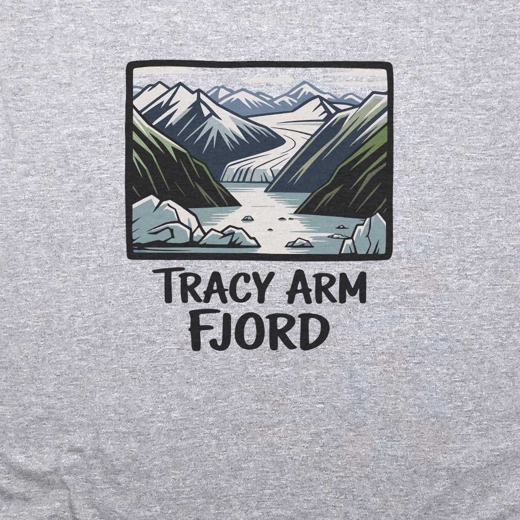 Tracy Arm Fjord T-Shirt Adventure and Outdoors Themed T-Shirt