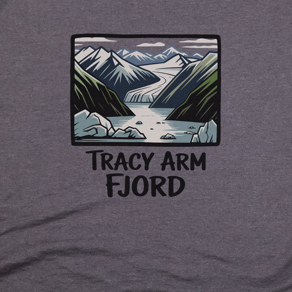 Tracy Arm Fjord T-Shirt Adventure and Outdoors Themed T-Shirt