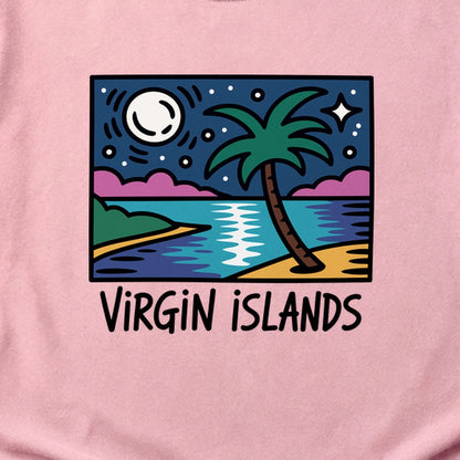 Virgin Islands at Night Cotton T-Shirt