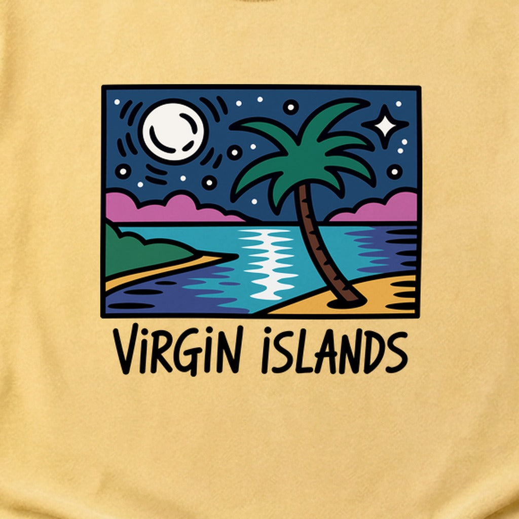 Virgin Islands at Night Cotton T-Shirt