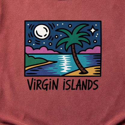 Virgin Islands at Night Cotton T-Shirt