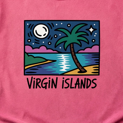 Virgin Islands at Night Cotton T-Shirt