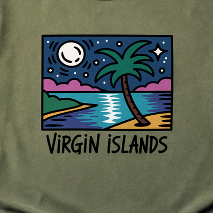 Virgin Islands at Night Cotton T-Shirt