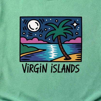 Virgin Islands at Night Cotton T-Shirt