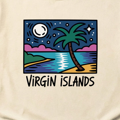 Virgin Islands at Night Cotton T-Shirt