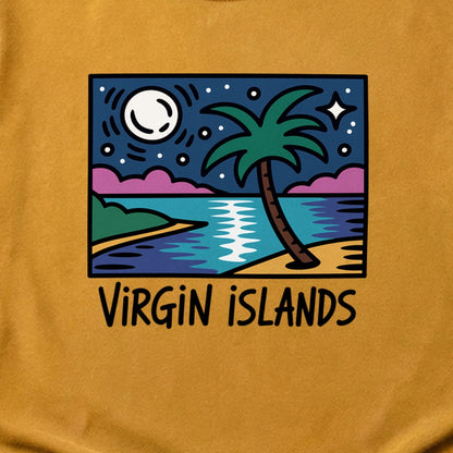 Virgin Islands at Night Cotton T-Shirt