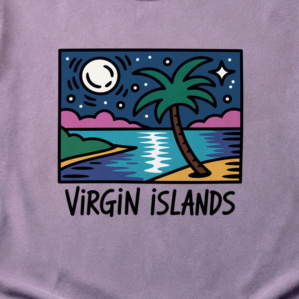 Virgin Islands at Night Cotton T-Shirt