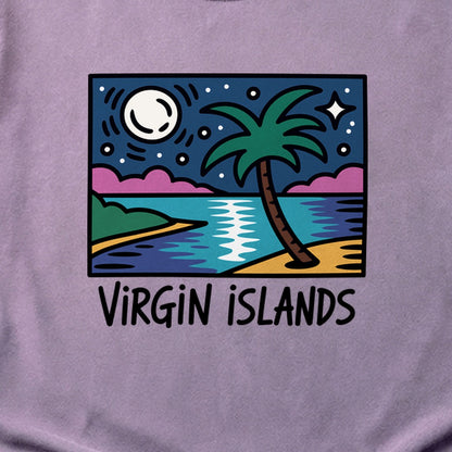 Virgin Islands at Night Cotton T-Shirt