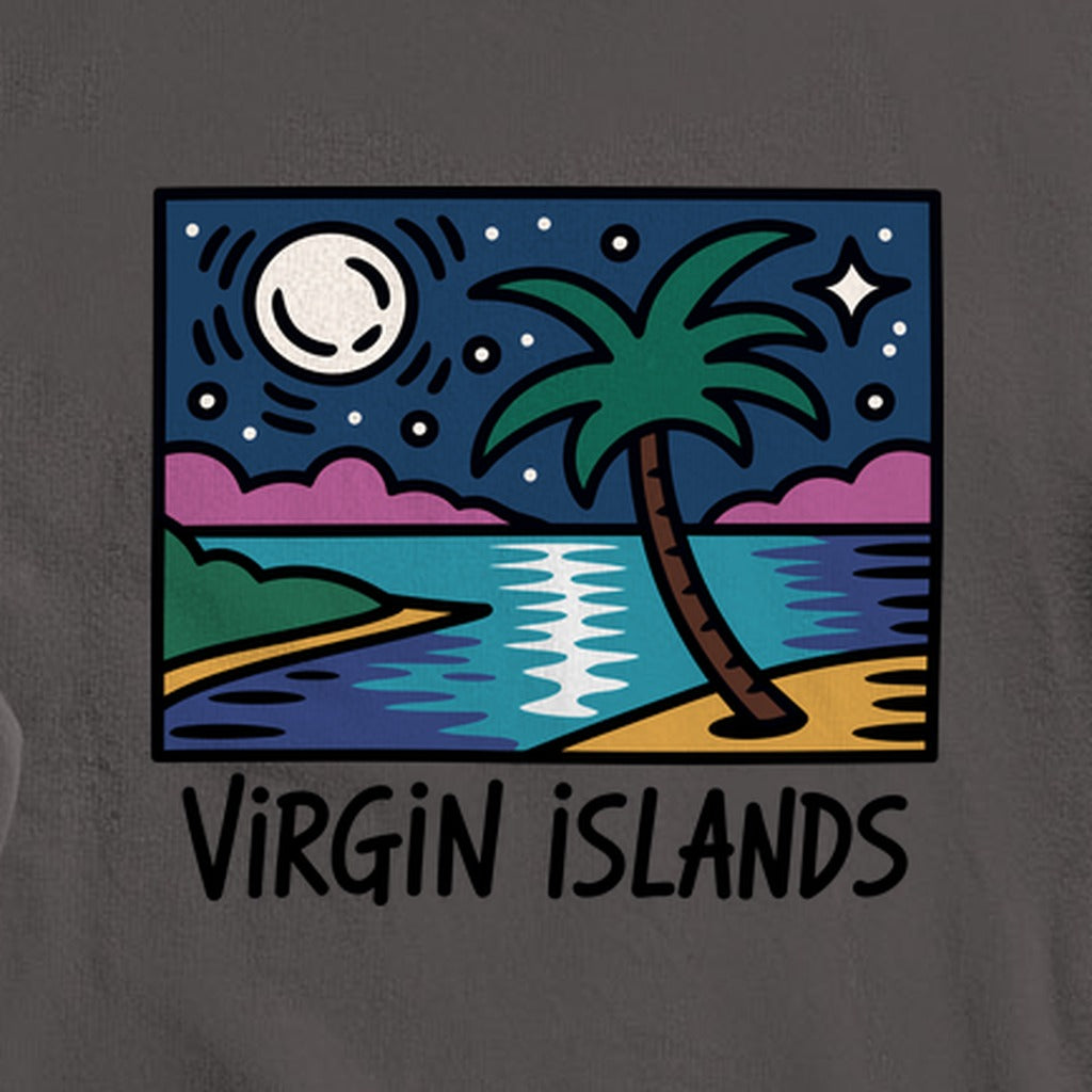 Virgin Islands at Night Crewneck Sweatshirt