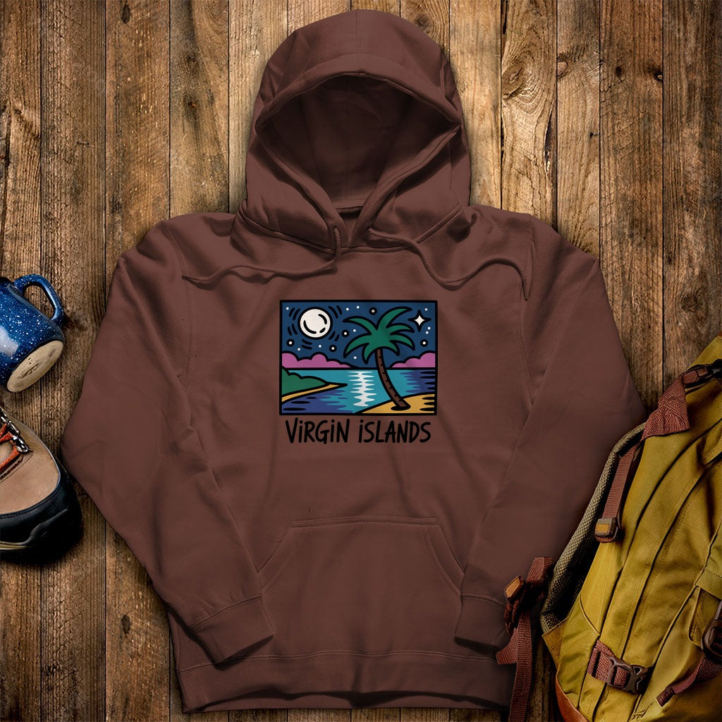 Virgin Islands at Night Hoodie