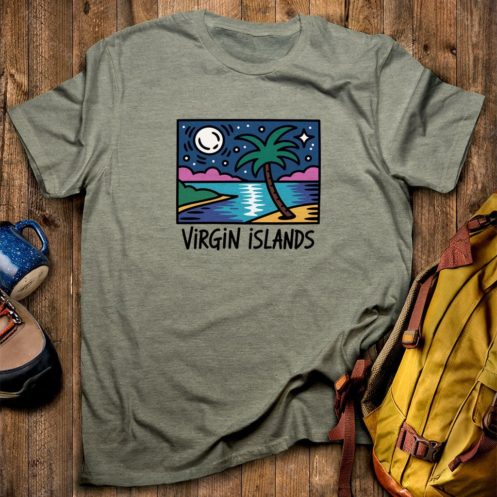 Virgin Islands at Night T-Shirt