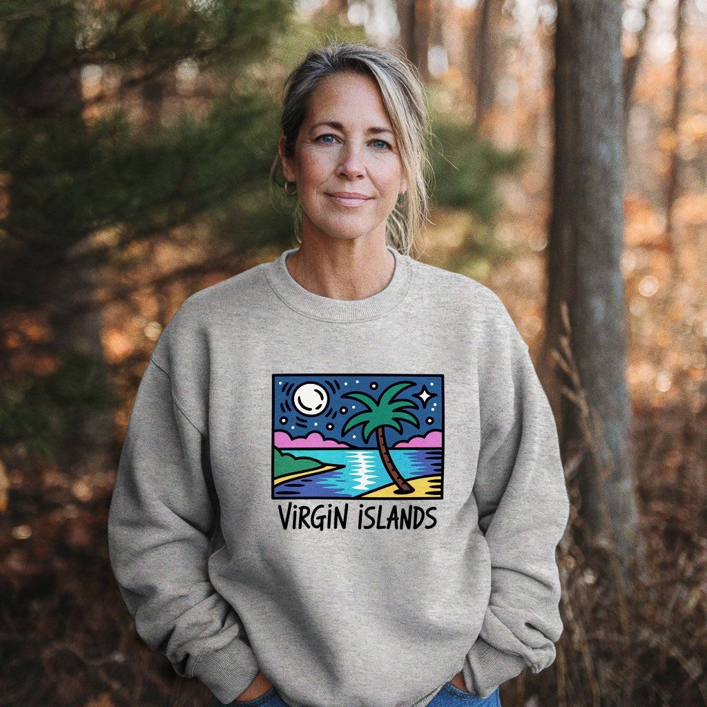 Virgin Islands at Night Crewneck Sweatshirt
