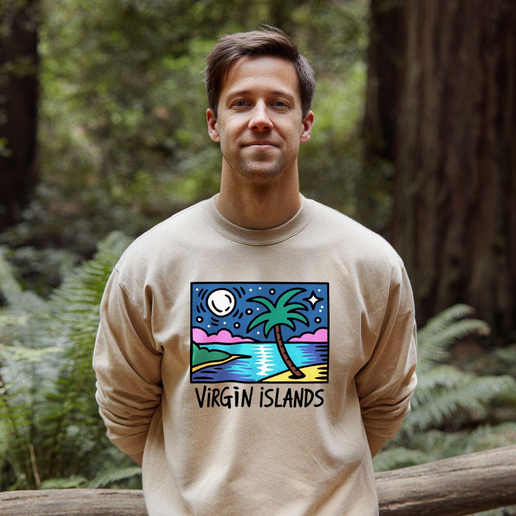 Virgin Islands at Night Crewneck Sweatshirt