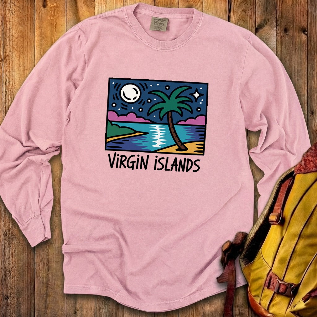 Virgin Islands at Night Premium Long Sleeve