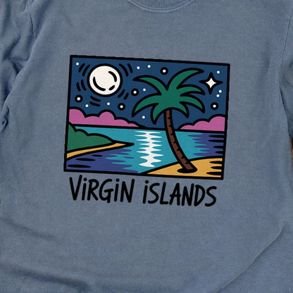 Virgin Islands at Night Premium Long Sleeve