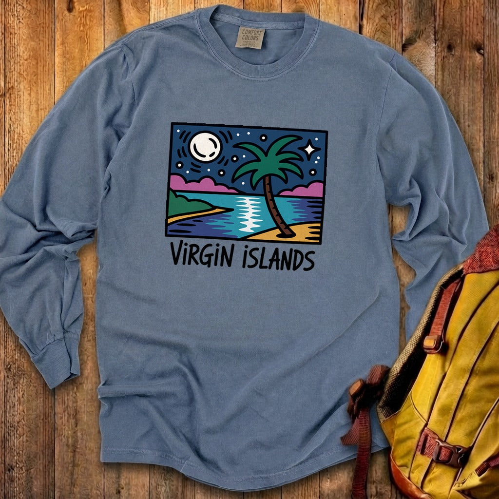 Virgin Islands at Night Premium Long Sleeve