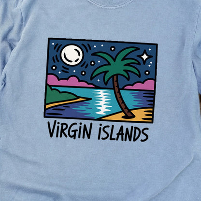 Virgin Islands at Night Premium Long Sleeve
