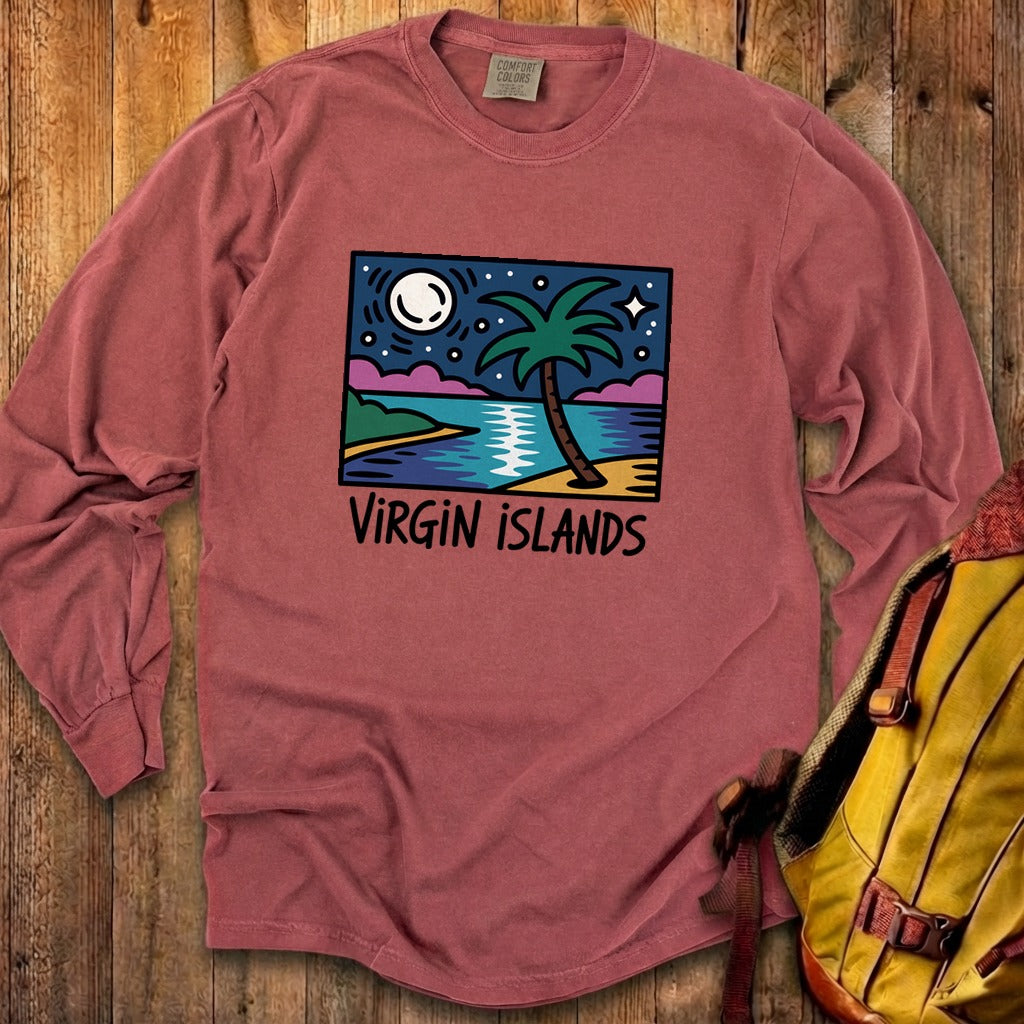 Virgin Islands at Night Premium Long Sleeve