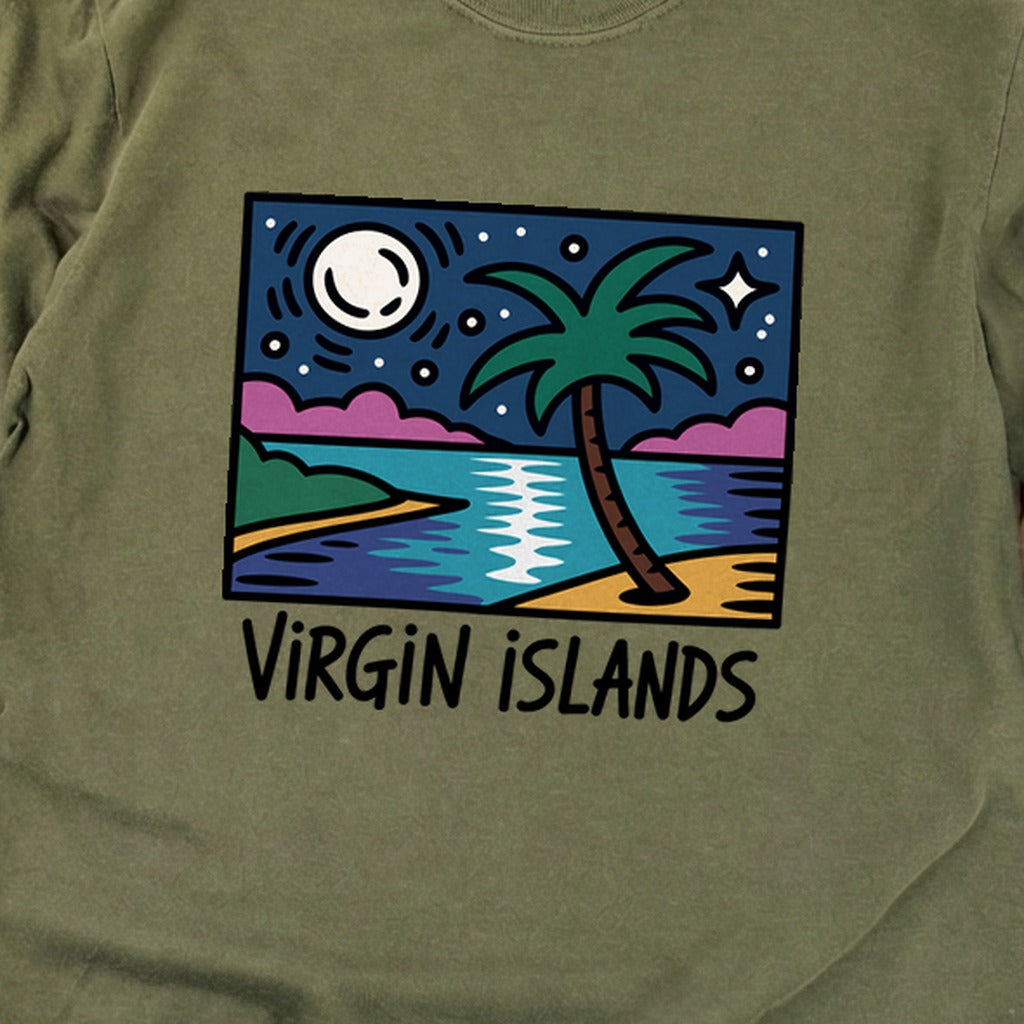 Virgin Islands at Night Premium Long Sleeve
