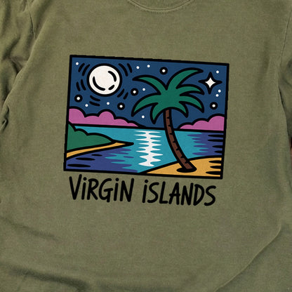 Virgin Islands at Night Premium Long Sleeve