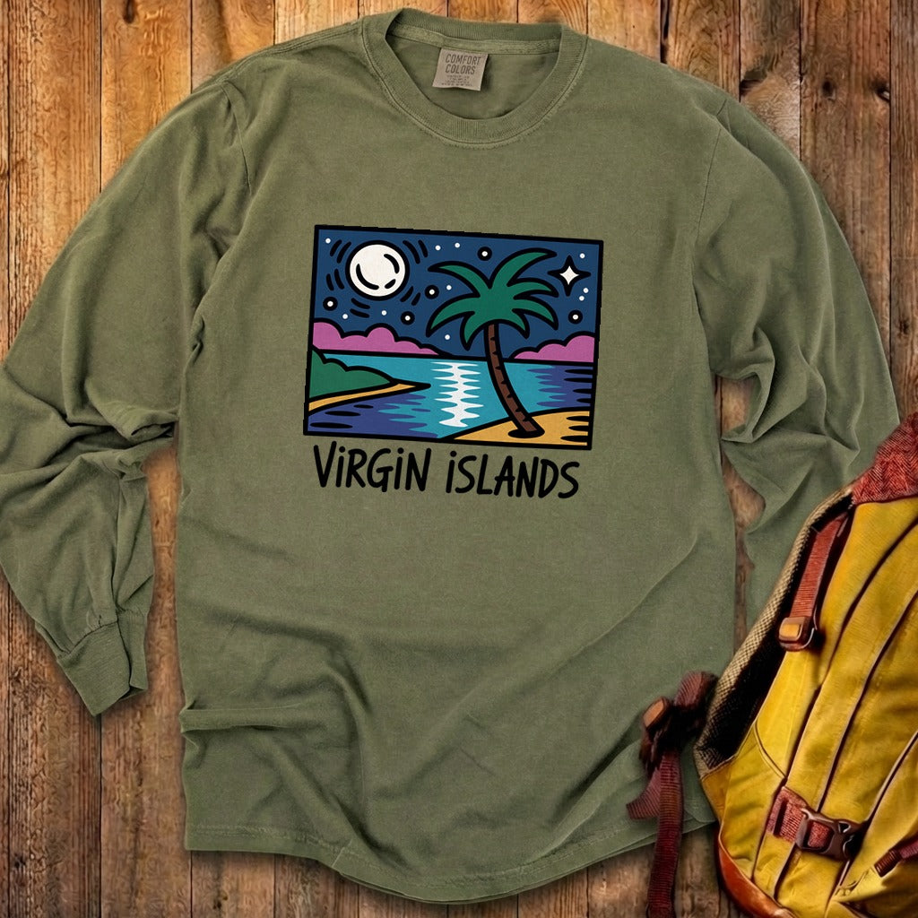 Virgin Islands at Night Premium Long Sleeve