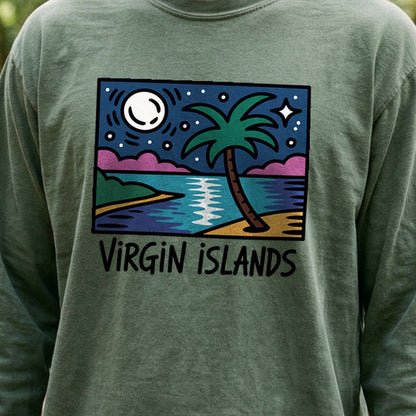 Virgin Islands at Night Premium Long Sleeve